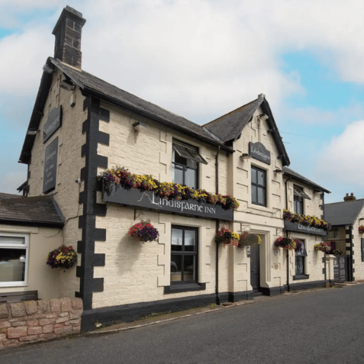 Outside Lindisfarne Inn (Beal)