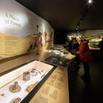 Inside the museum in northumberland