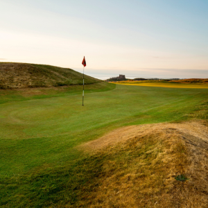 Bamburgh Castle Golf Club green