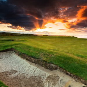 Sunset in Northumberland