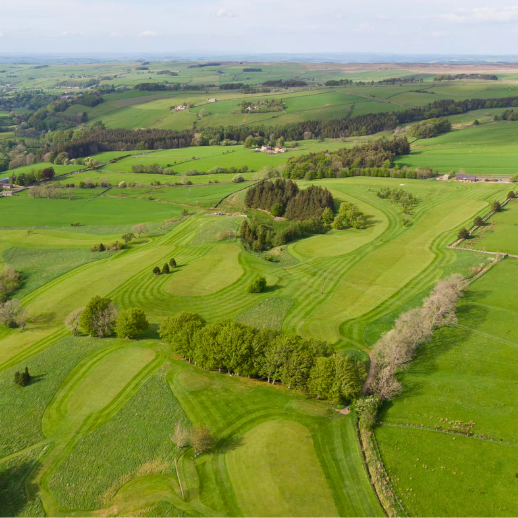 Moorland golf course in Northumberland, Allendale Golf Club