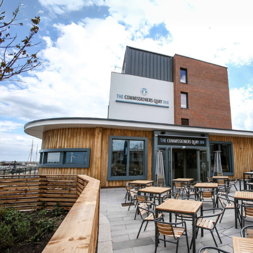 The Commissioners Quay Inn in Blyth, Northumberland